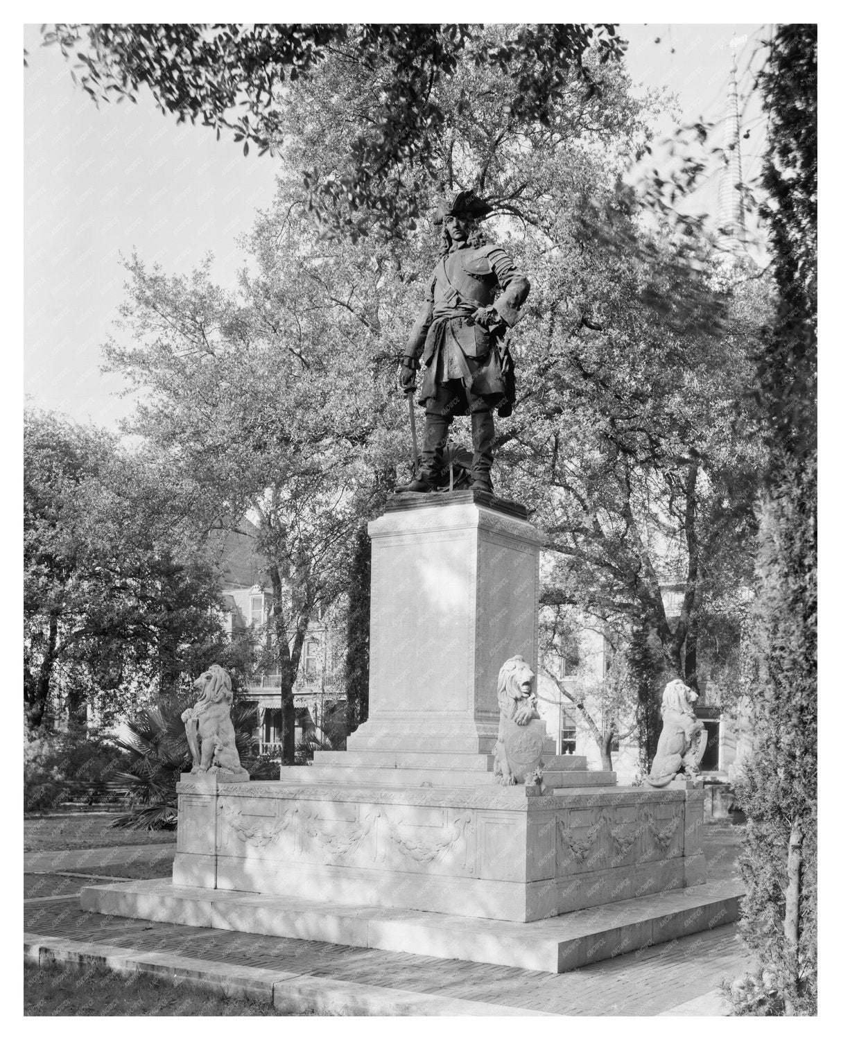 Colonial Park Cemetery, Savannah GA, Historic Photo 1900s