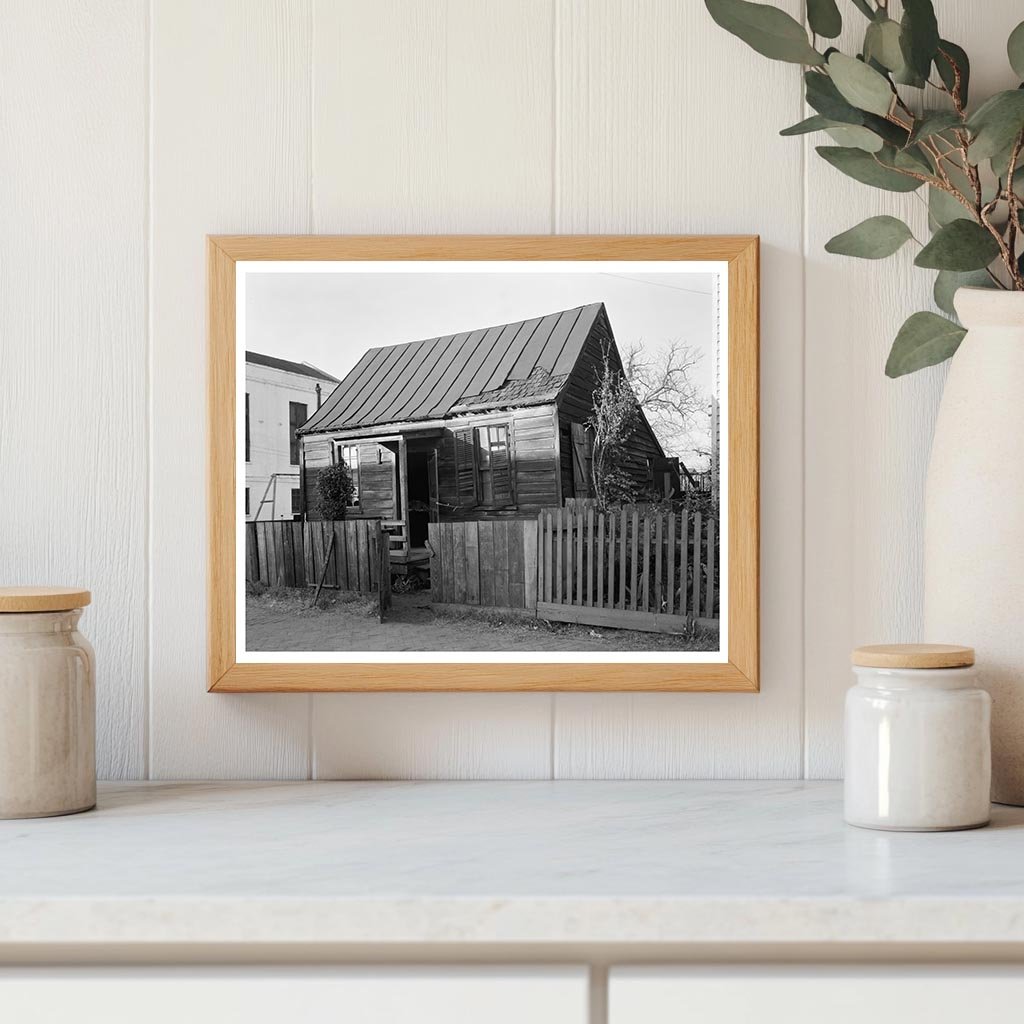 Yamacraw Village, Savannah GA, circa 1850 Historical Photo