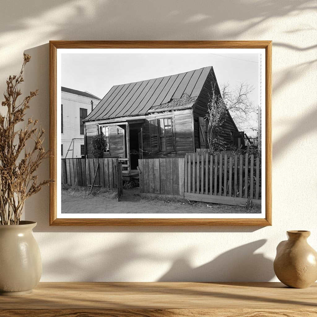 Yamacraw Village, Savannah GA, circa 1850 Historical Photo