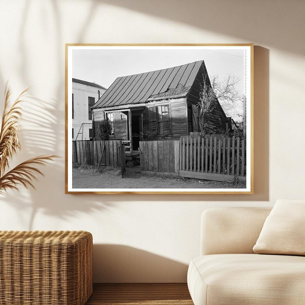 Yamacraw Village, Savannah GA, circa 1850 Historical Photo