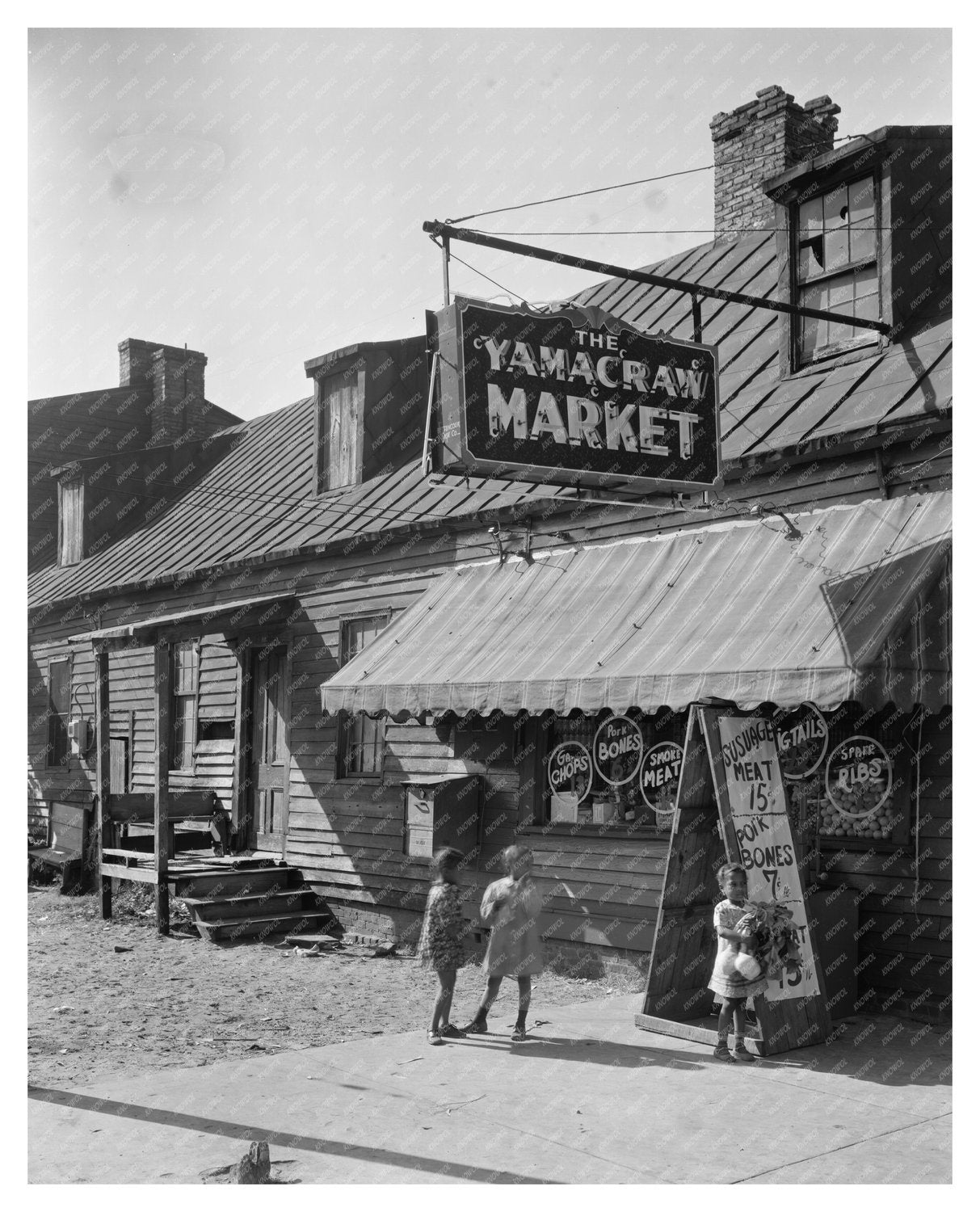 1850 Row Houses in Savannah, Georgia - Historic Photo