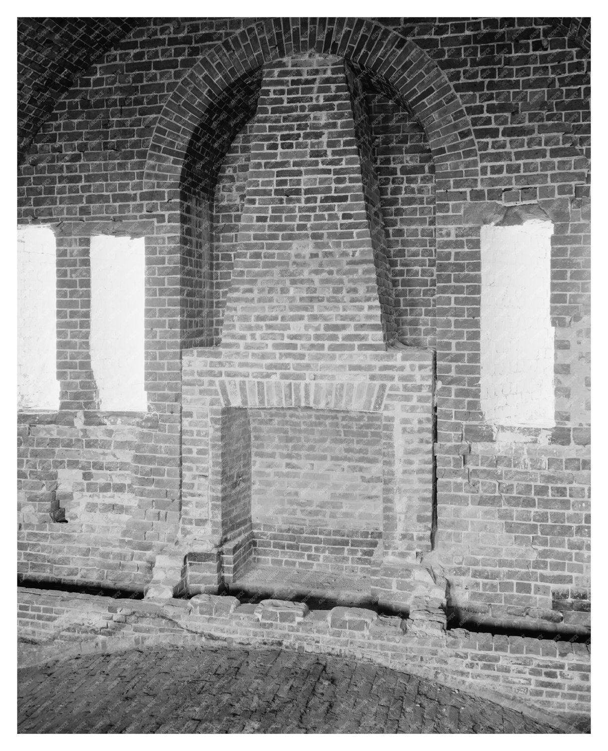 Cockspur Island Historical Building, Savannah, GA 1828-1850