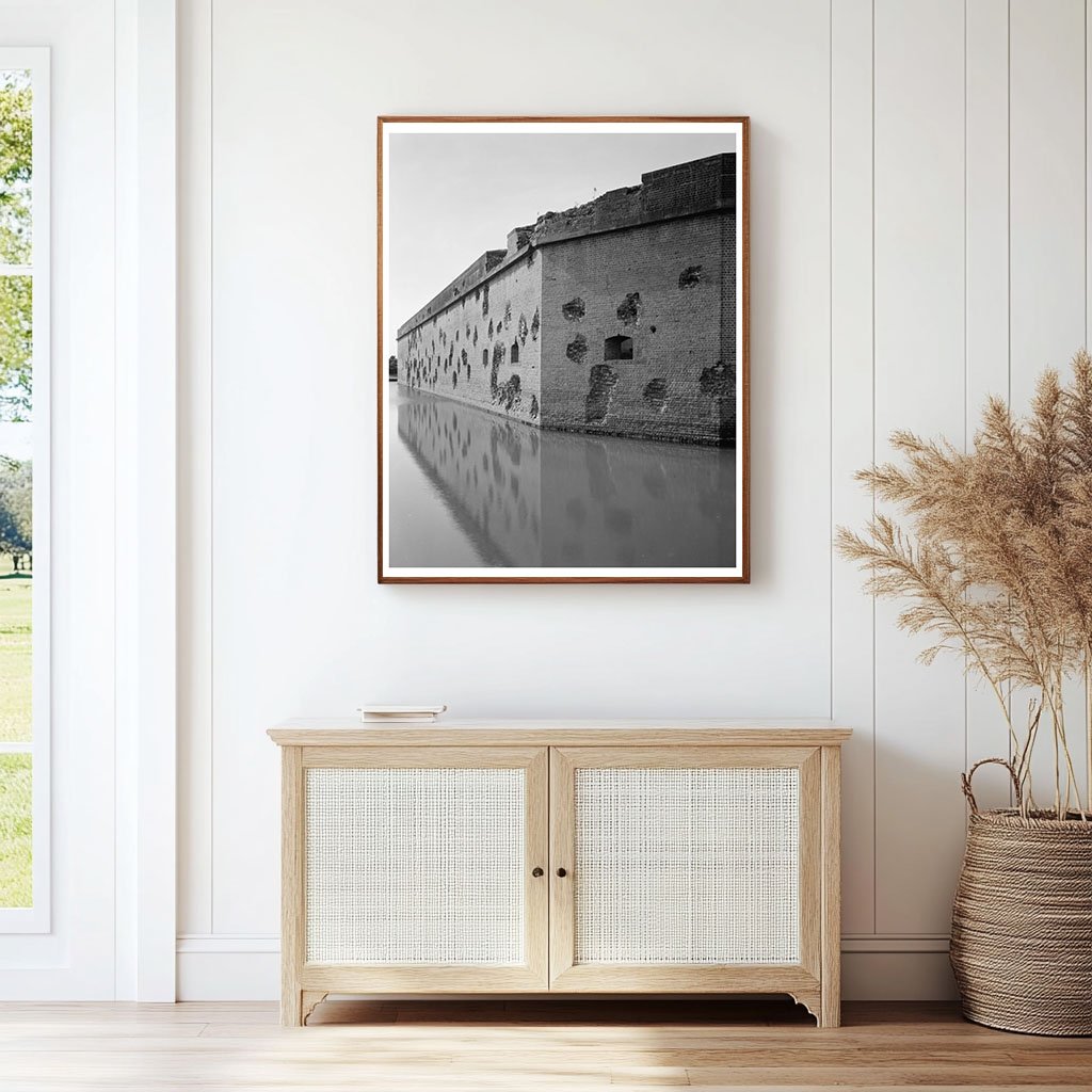 Cockspur Island, Savannah GA Vintage Photo, 1828-1850