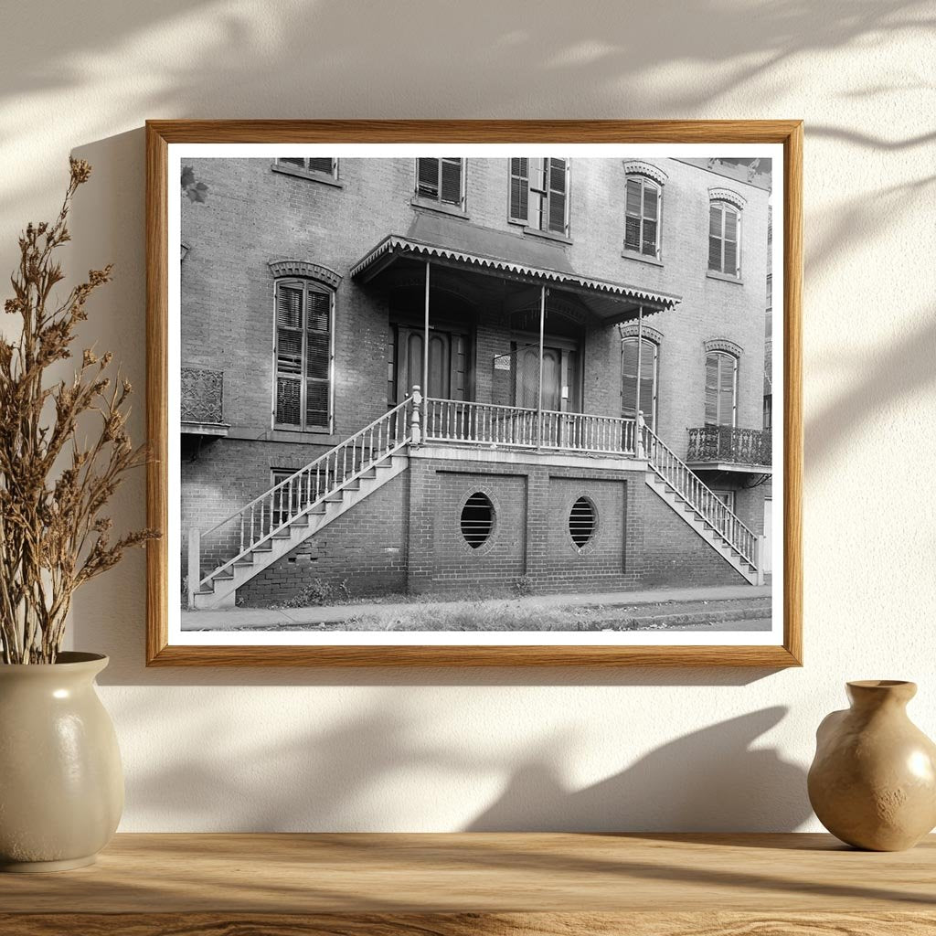 Savannah GA Architecture 1870: Historic Building Photo