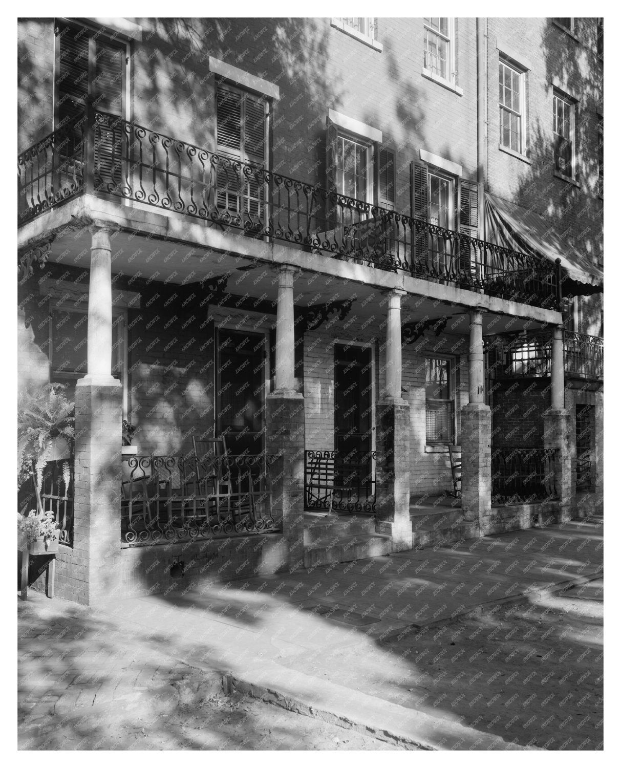1850 Southern Architecture in Savannah, Georgia