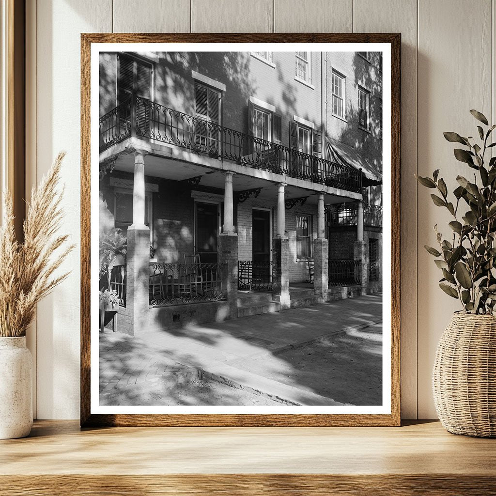 1850 Southern Architecture in Savannah, Georgia