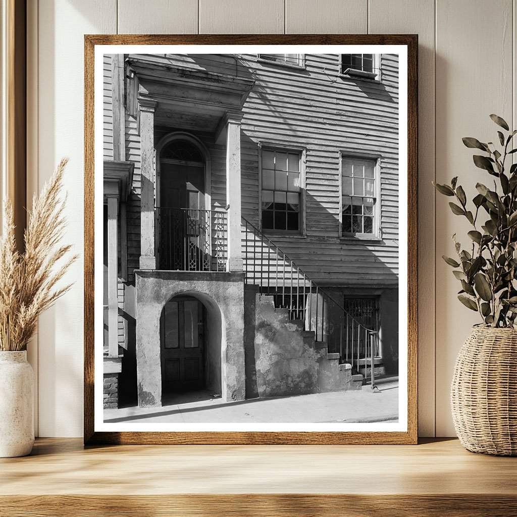 1810 Wooden Row Houses in Savannah, Georgia