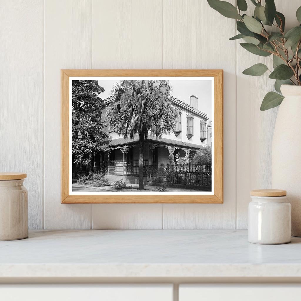 Historic Savannah Building, Georgia 1850-1861 Photo