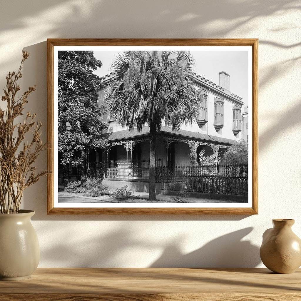 Historic Savannah Building, Georgia 1850-1861 Photo