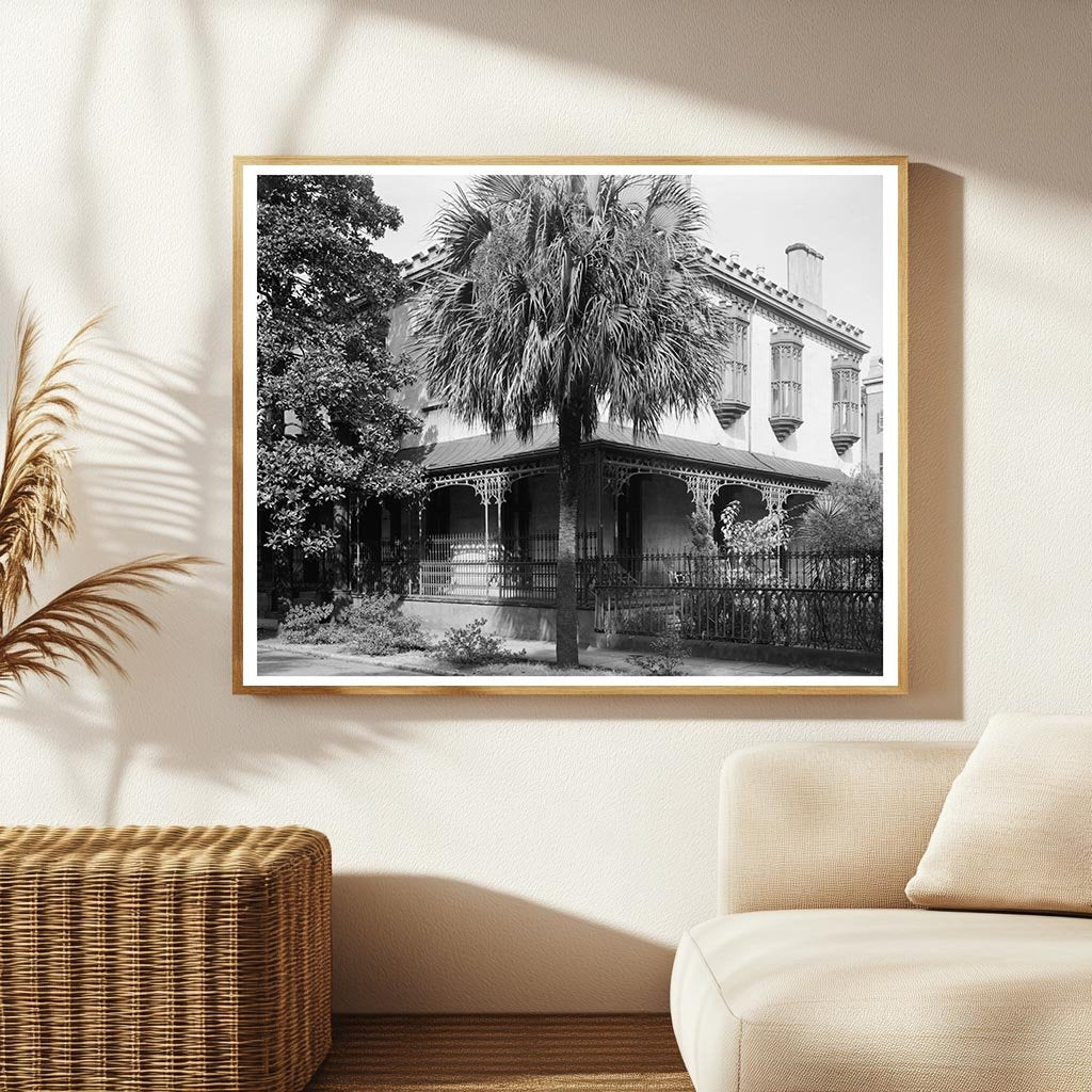 Historic Savannah Building, Georgia 1850-1861 Photo