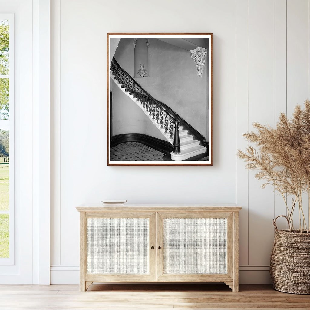 Historic Savannah Architecture Photo, Georgia 1953