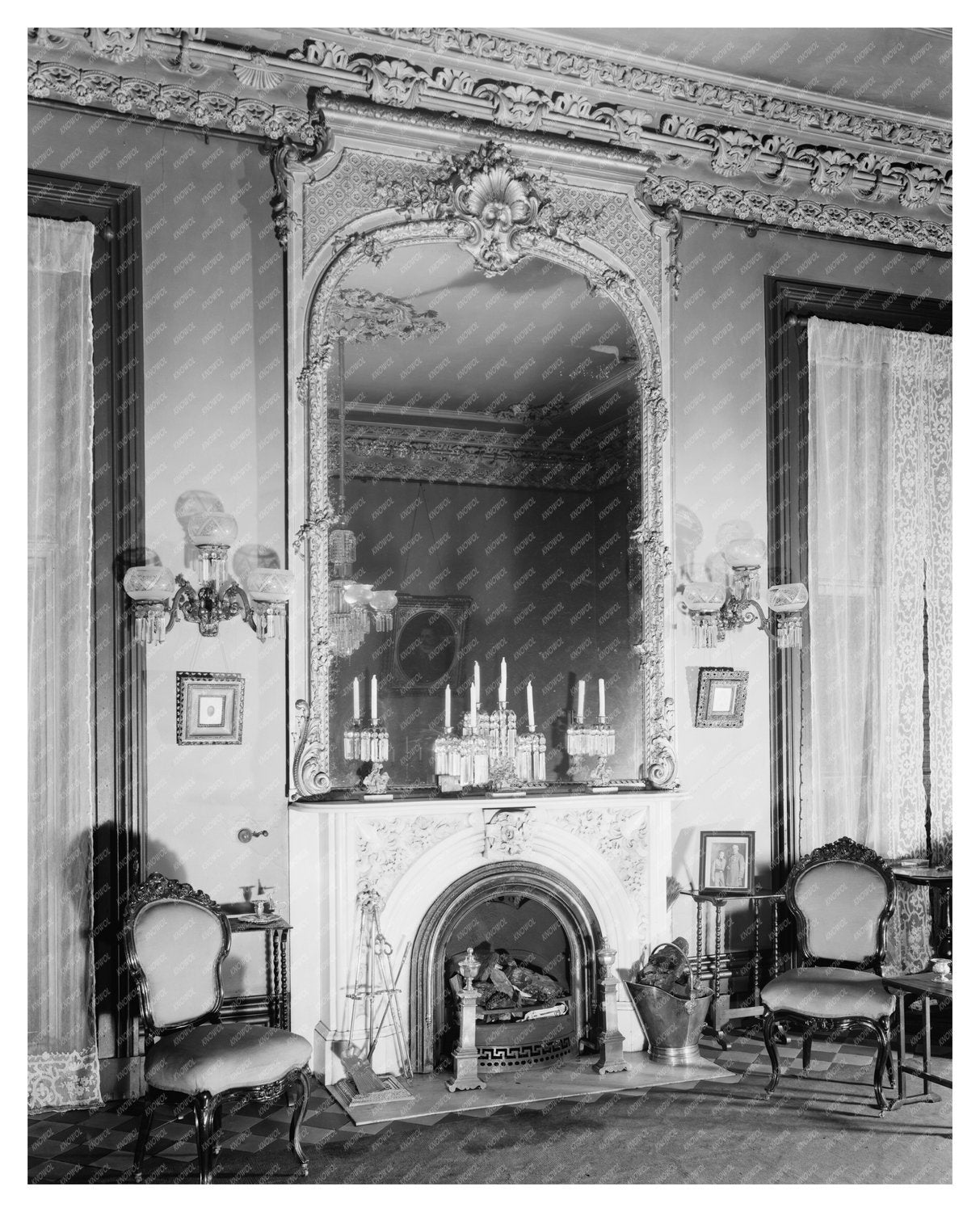 Historic Savannah Building Interior, Chatham County 1850-186