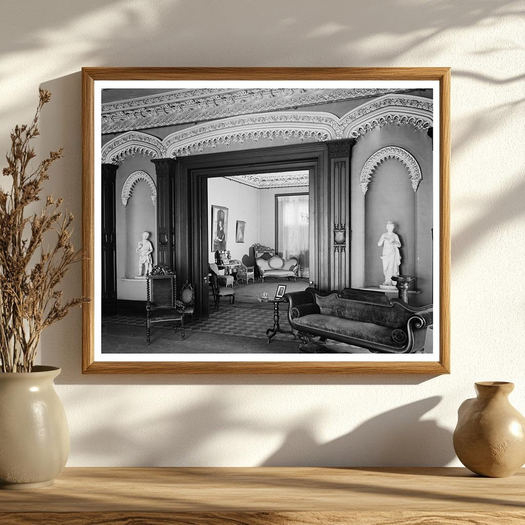 Savannah, GA Interior Scene Photo, 1850-1861