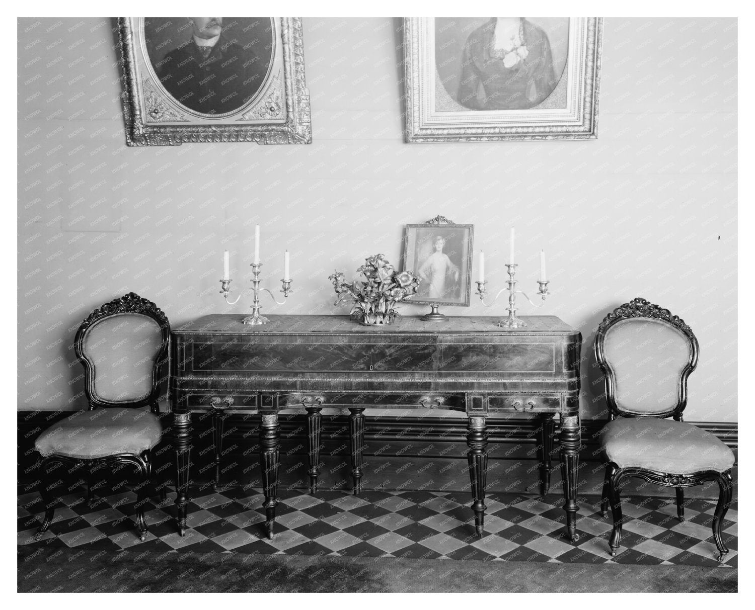 Savannah Interior 1850-1861: Historic Architecture Photo