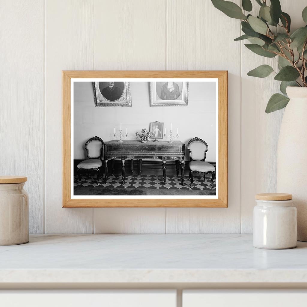 Savannah Interior 1850-1861: Historic Architecture Photo