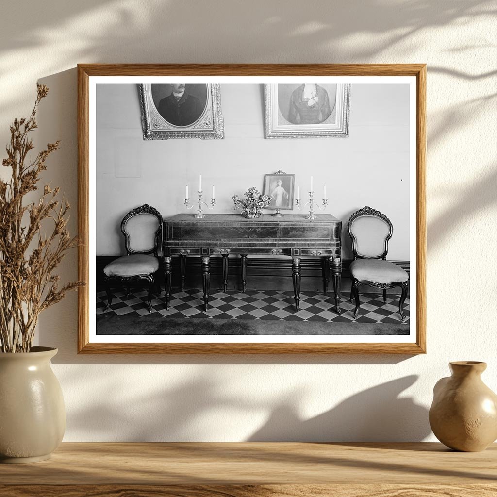 Savannah Interior 1850-1861: Historic Architecture Photo