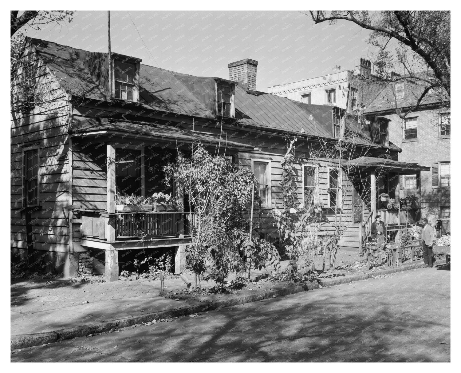 Historic Savannah Structure, Georgia, 1800 - Photo Archive