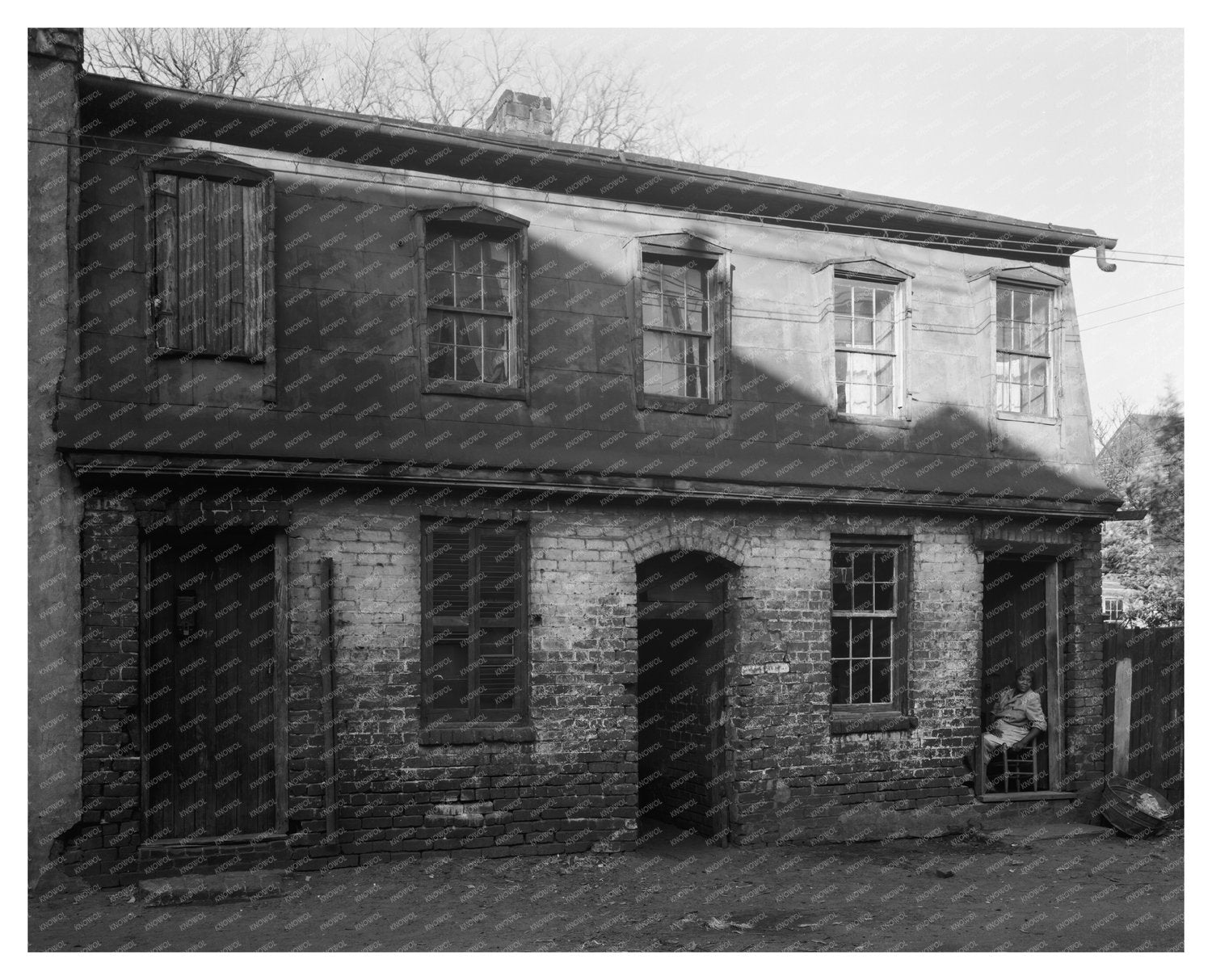 Savannah, GA 1840 Vintage Building Photo Archive