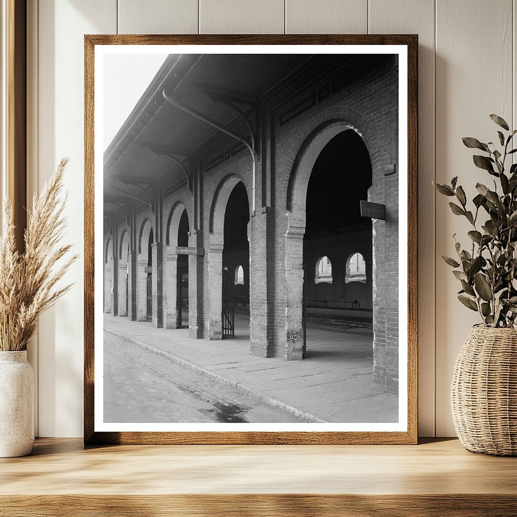 1852 Moorish Railroad Station, Savannah, GA - Historic Photo