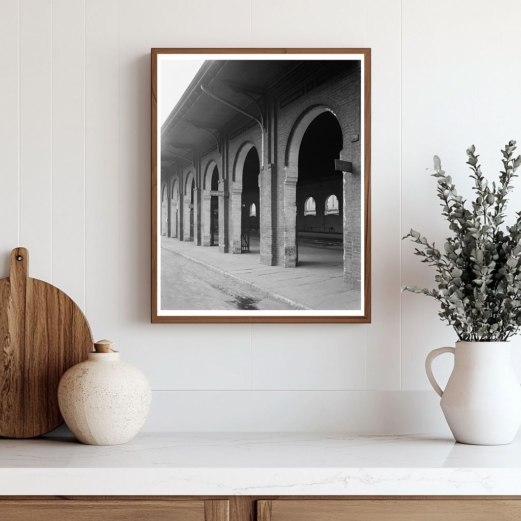 1852 Moorish Railroad Station, Savannah, GA - Historic Photo