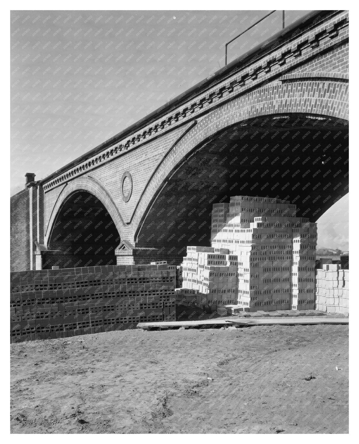 Savannah Railroad Bridge, Georgia, 1858 - Historic Photo