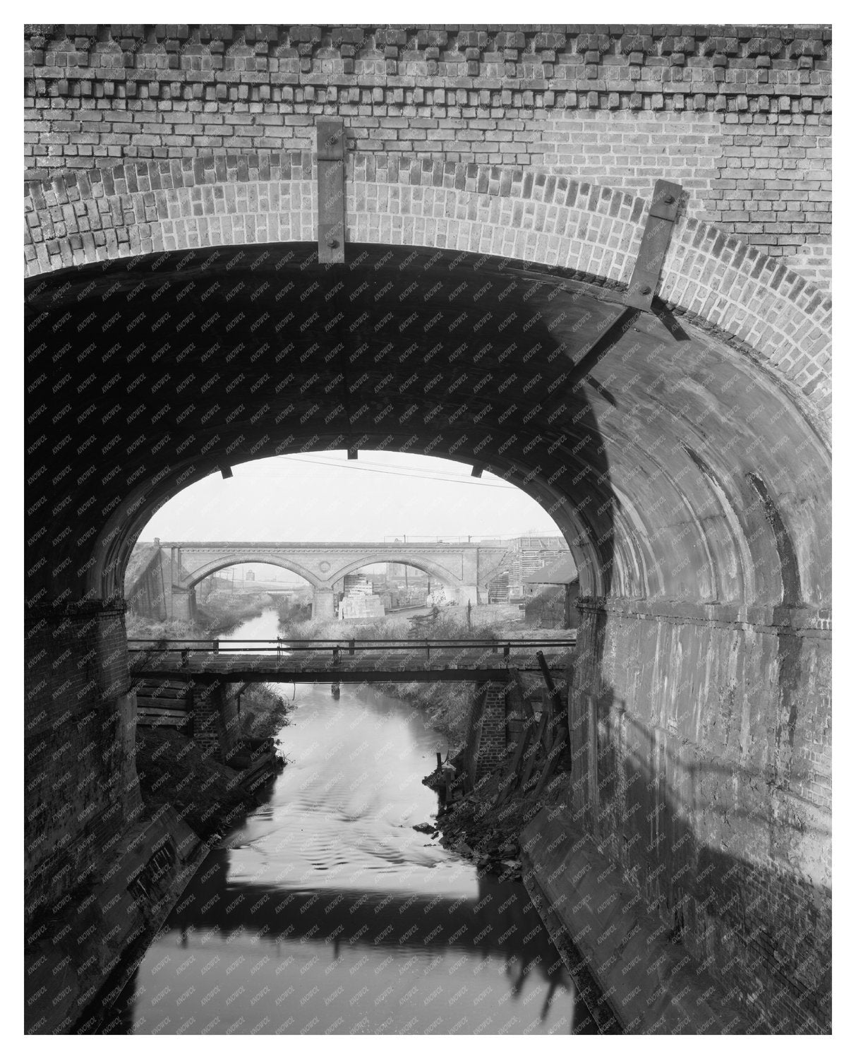 Savannah Railroad Bridge Photo, Georgia, 1858