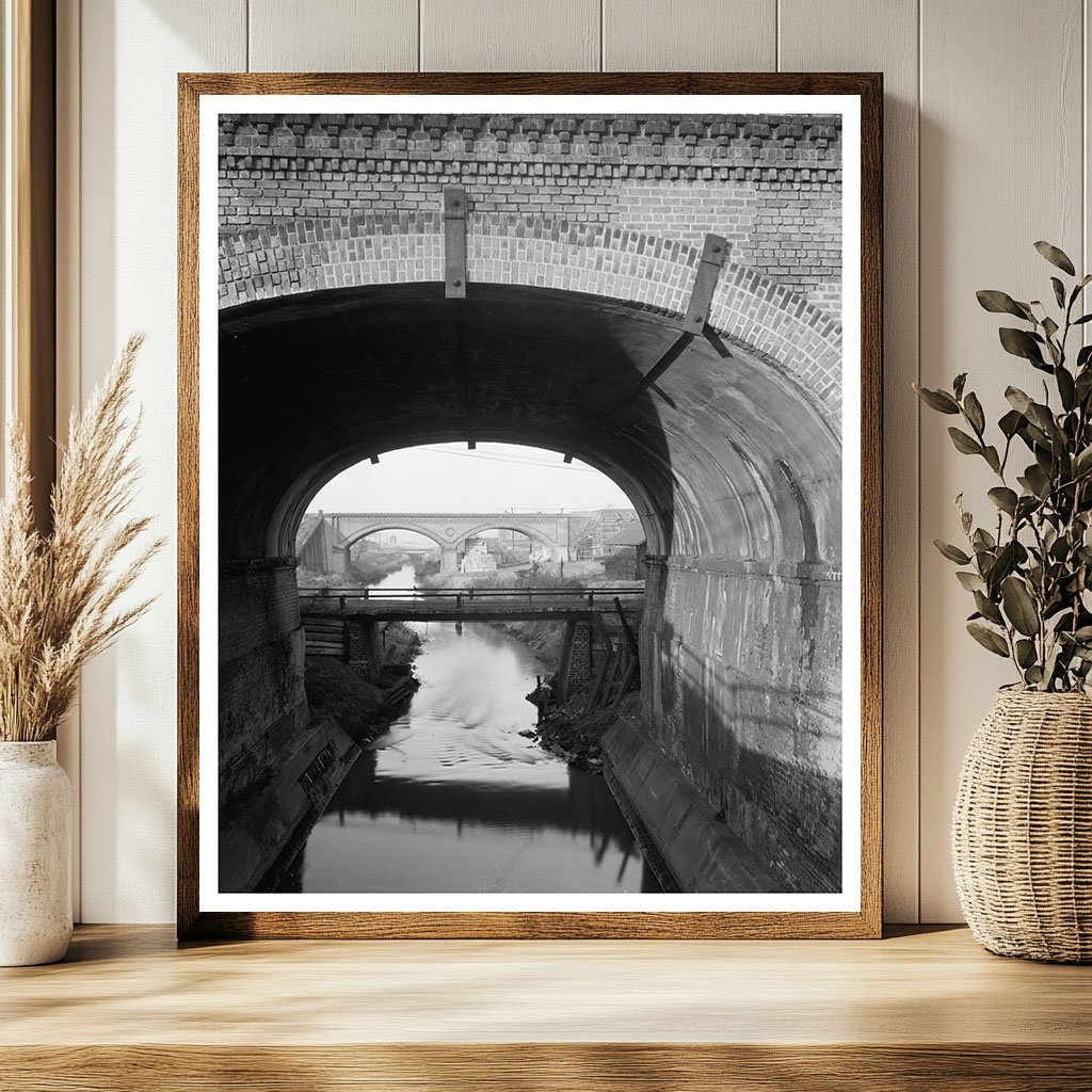 Savannah Railroad Bridge Photo, Georgia, 1858