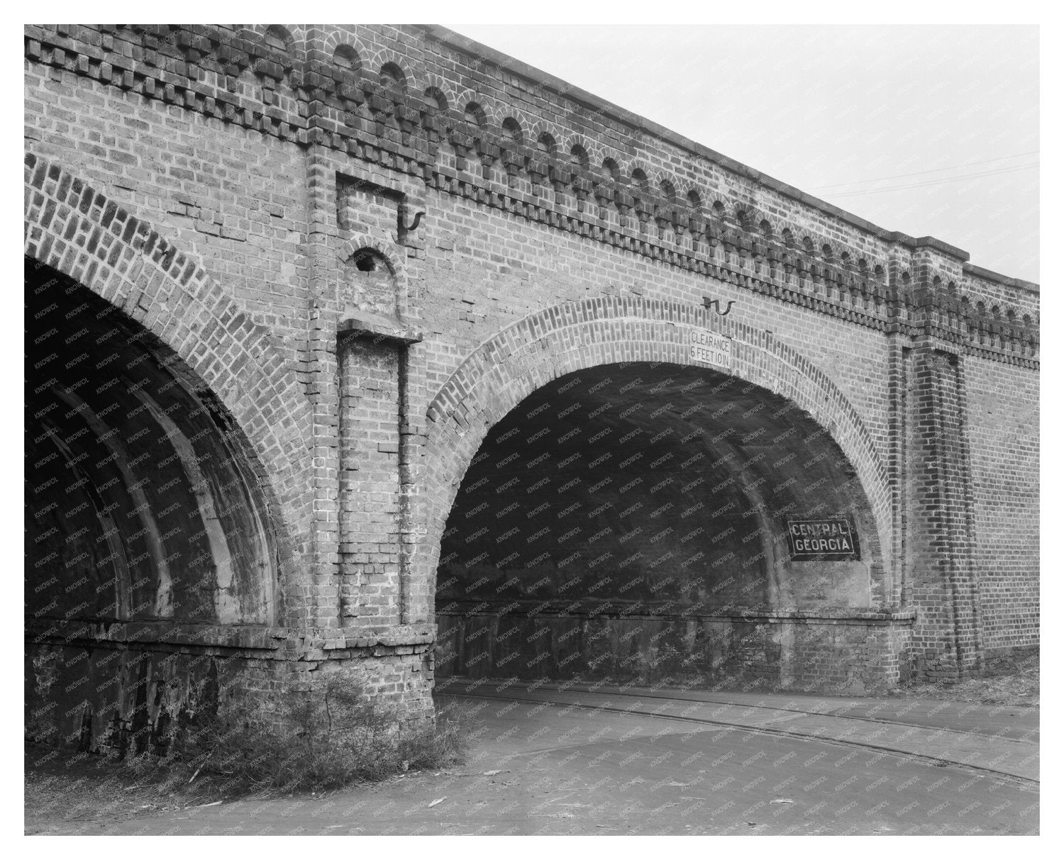 Savannah, GA Railroad Bridge Photo, 1848-1858