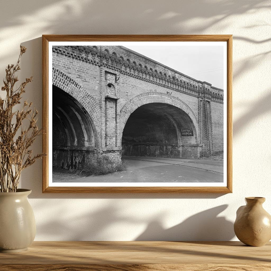 Savannah, GA Railroad Bridge Photo, 1848-1858