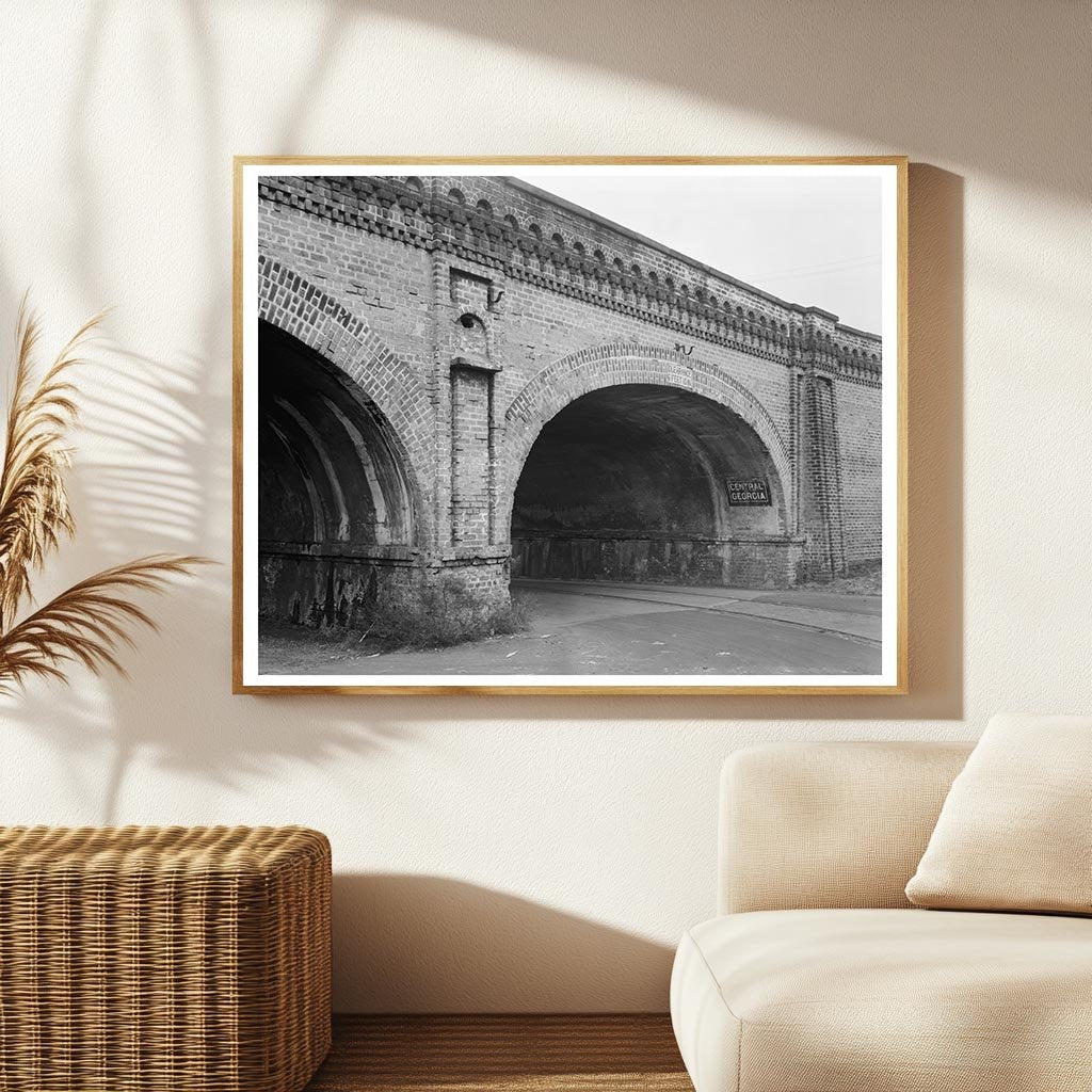 Savannah, GA Railroad Bridge Photo, 1848-1858