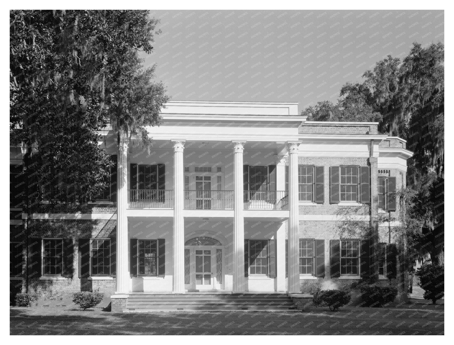 Savannah, GA Vintage Home Facade, Early 20th Century