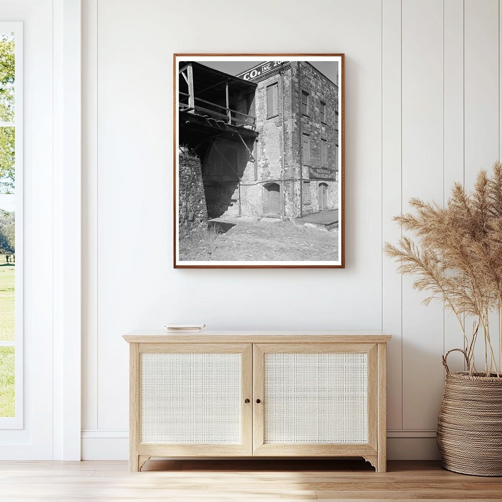 Historic Savannah Bridge Photo, Georgia 1953