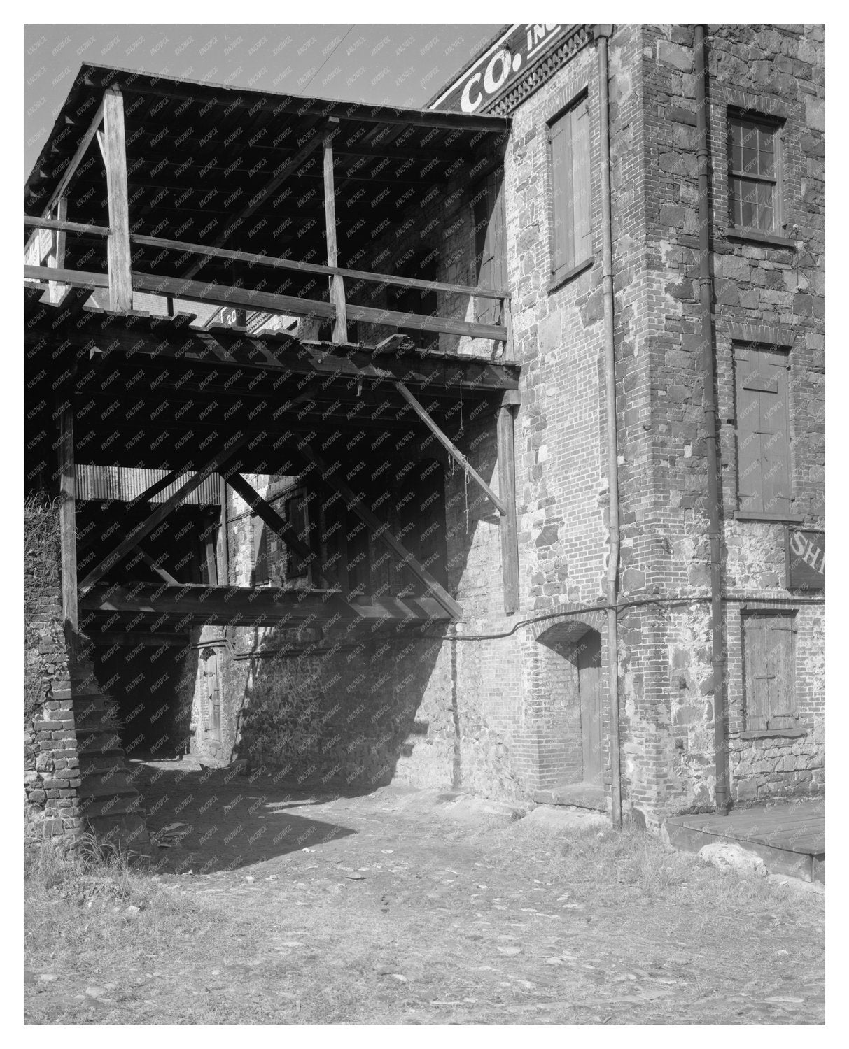 Vintage Savannah Bridge Photo, Chatham County, GA 20th Centu
