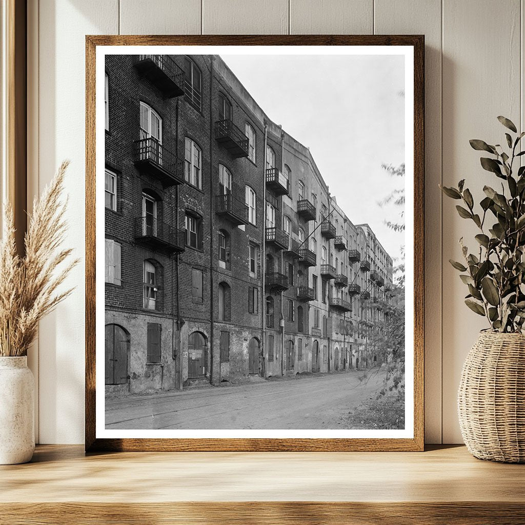 1855 Building in Savannah, GA - Vintage Photograph