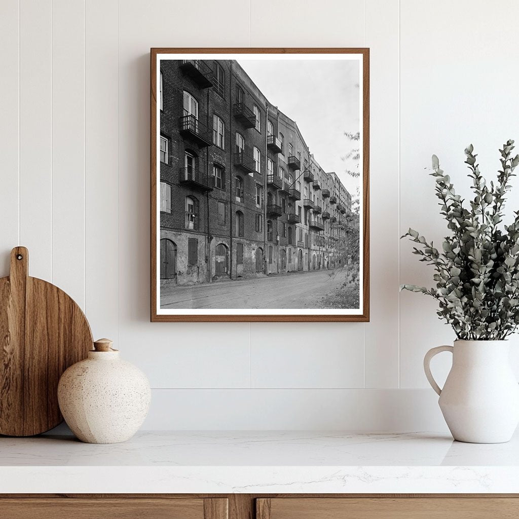 1855 Building in Savannah, GA - Vintage Photograph