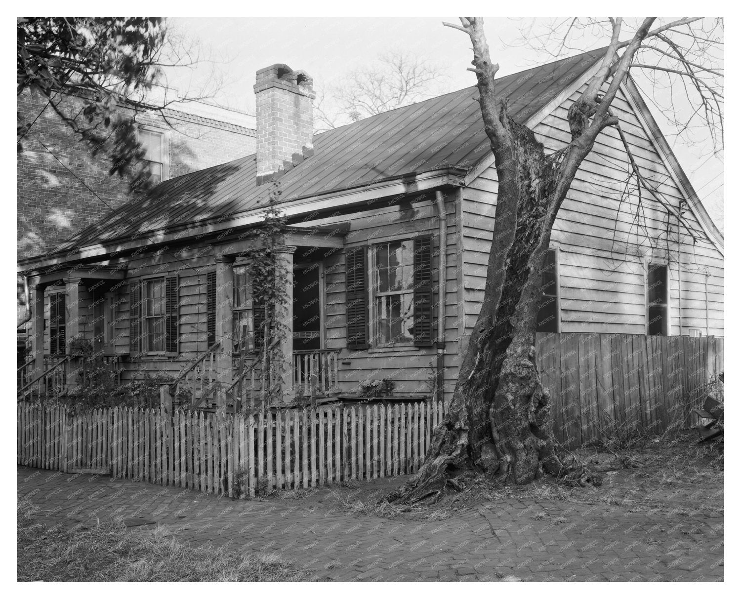 1850 Historic Residence in Savannah, GA - Vintage Photo