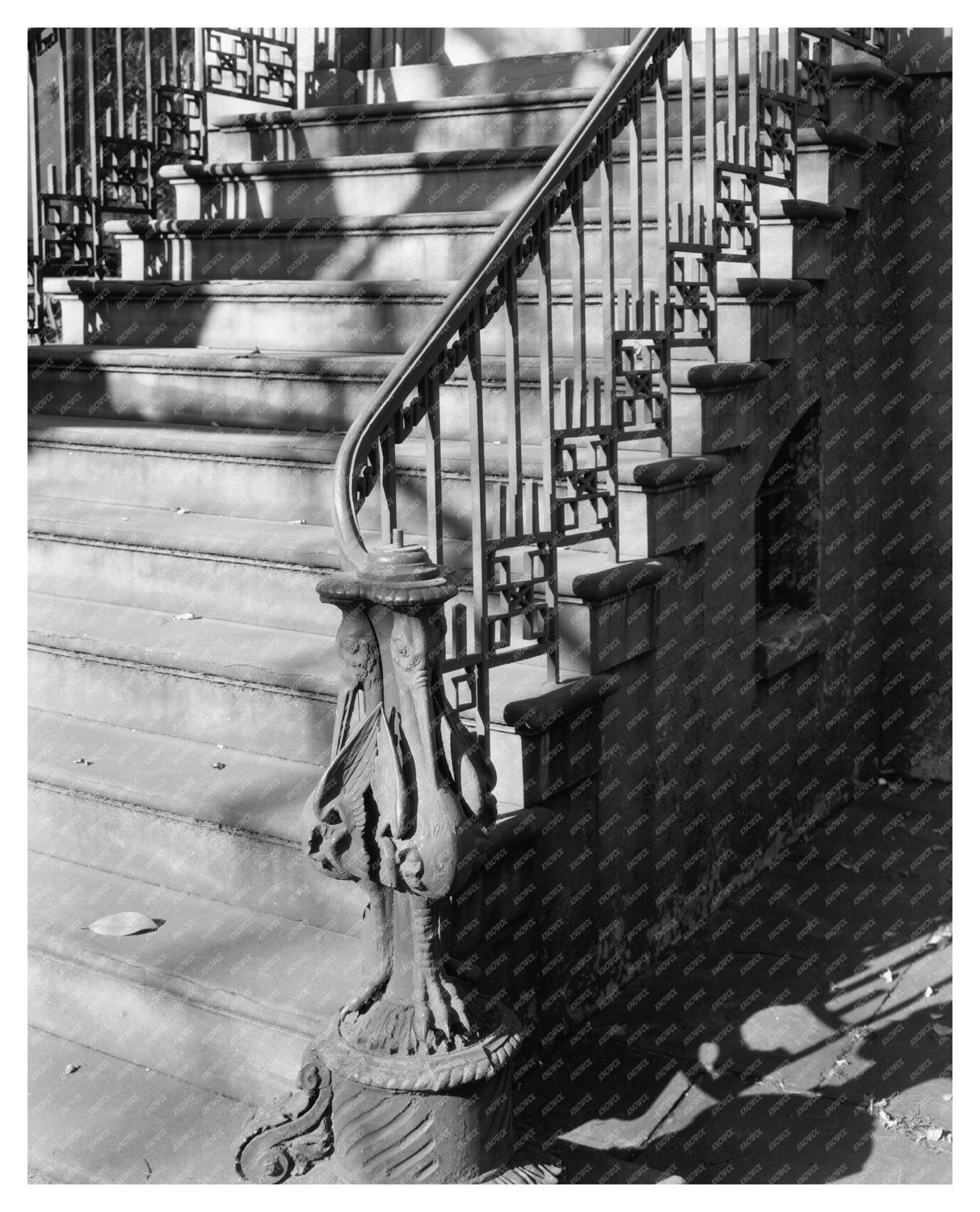 Historic Building in Savannah, Georgia 1853 Photograph