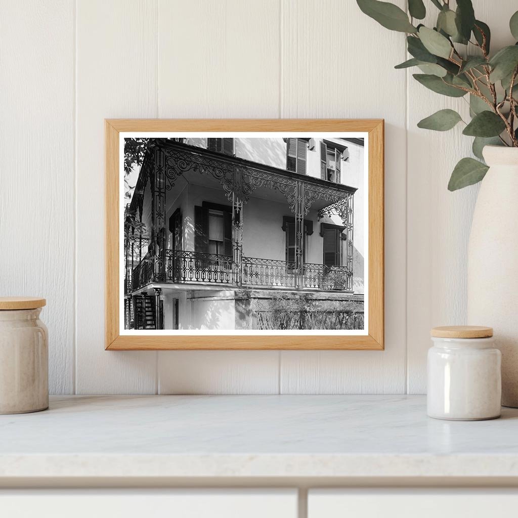 Vintage Savannah Architecture Photo from 1953