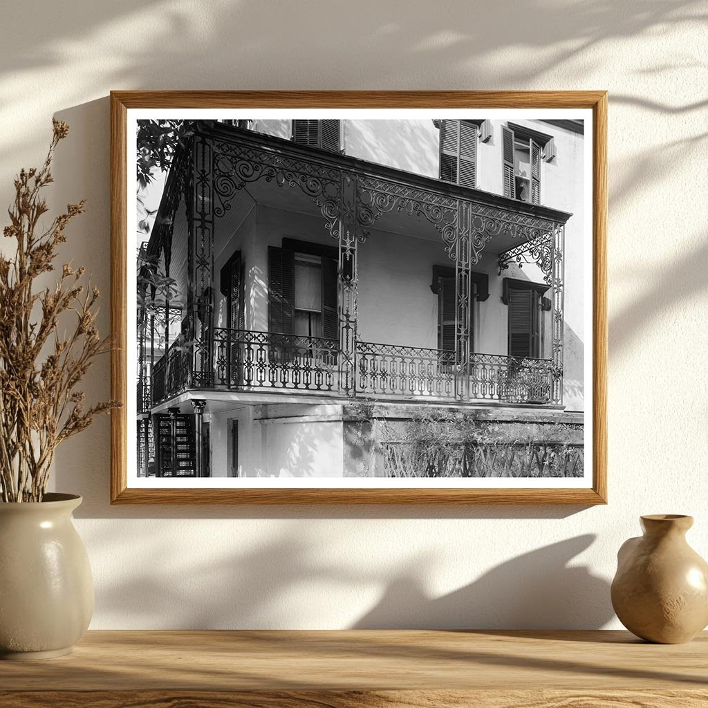 Vintage Savannah Architecture Photo from 1953