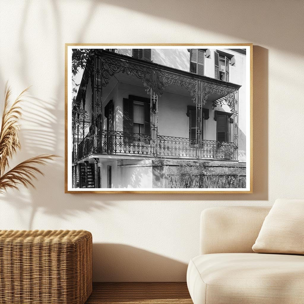 Vintage Savannah Architecture Photo from 1953