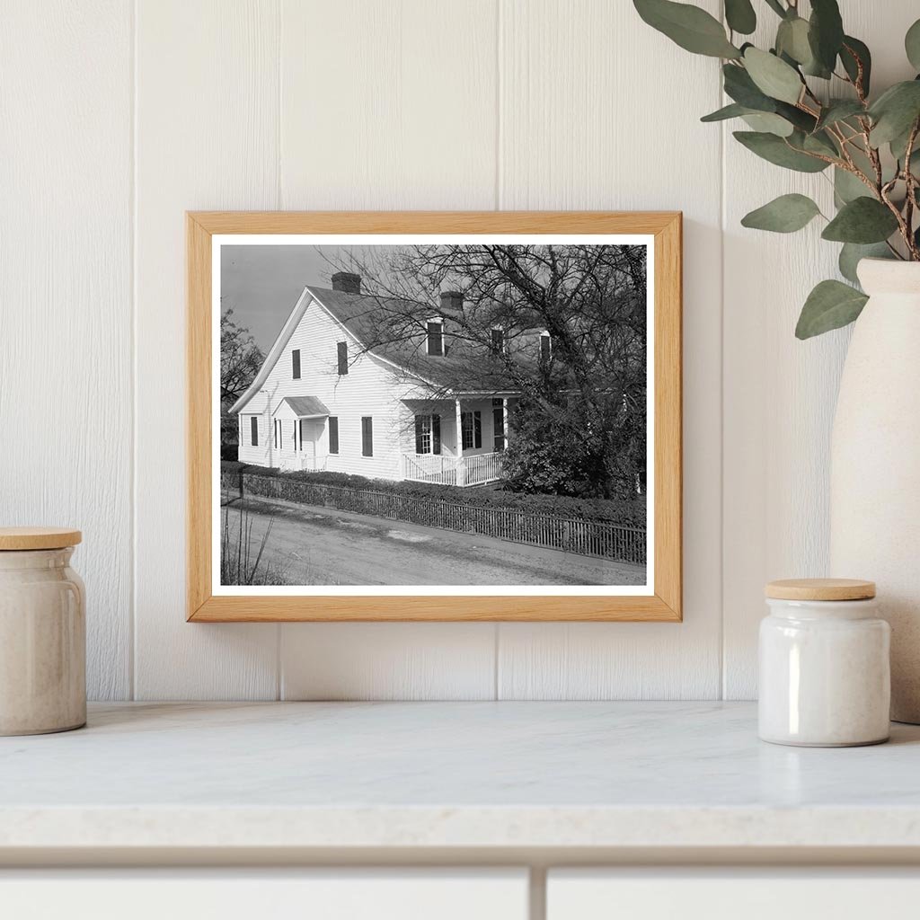 George Waltons Home, Augusta GA, 1953 Vintage Photo