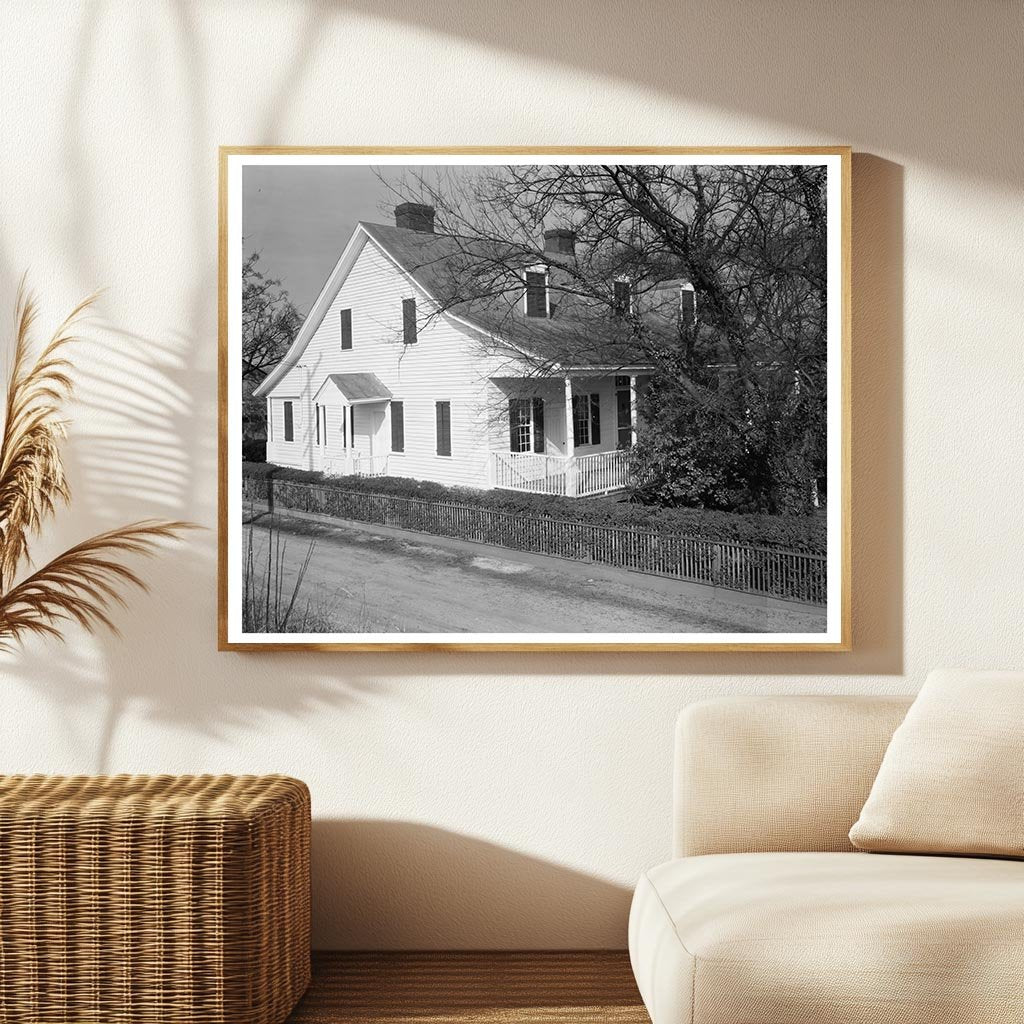 George Waltons Home, Augusta GA, 1953 Vintage Photo