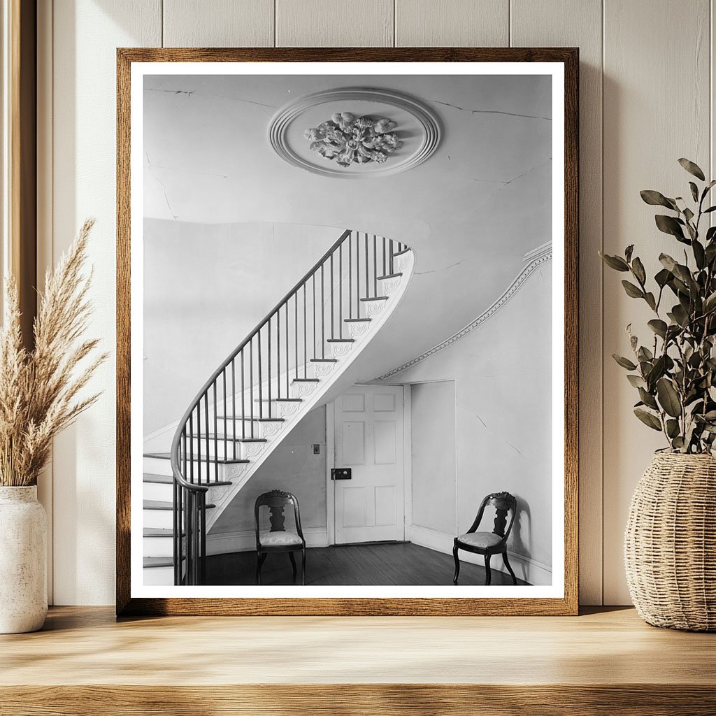 Historic Stairhall in Clinton, GA - Early 20th Century