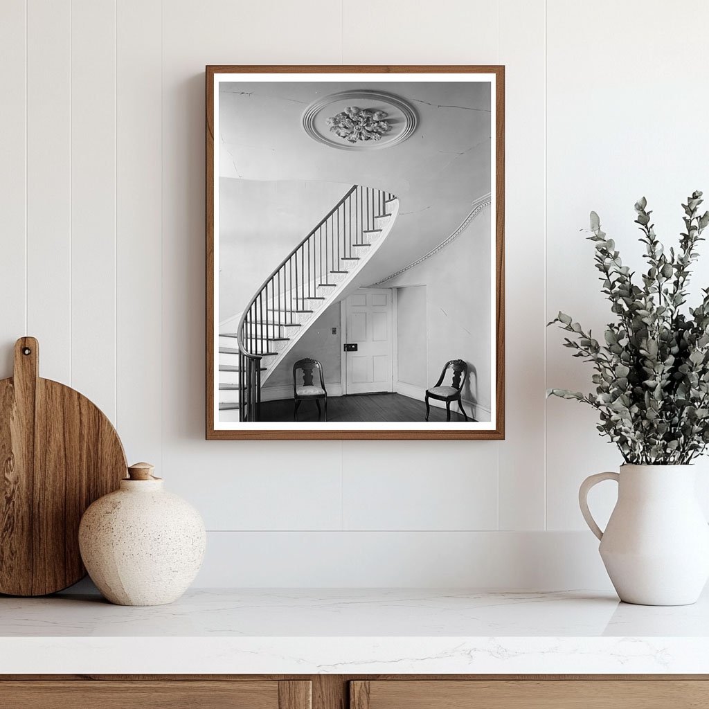 Historic Stairhall in Clinton, GA - Early 20th Century