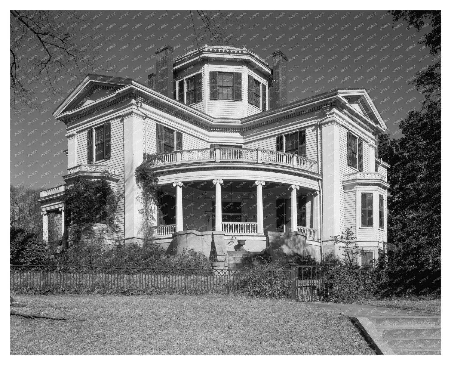 1848 House in Macon, Georgia - Historic Architecture Photo