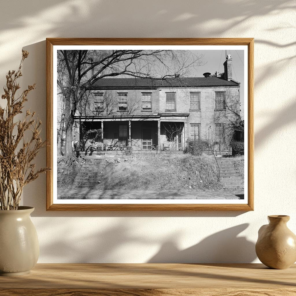 Macon, GA: Historic Southern Architecture Photo, 1957
