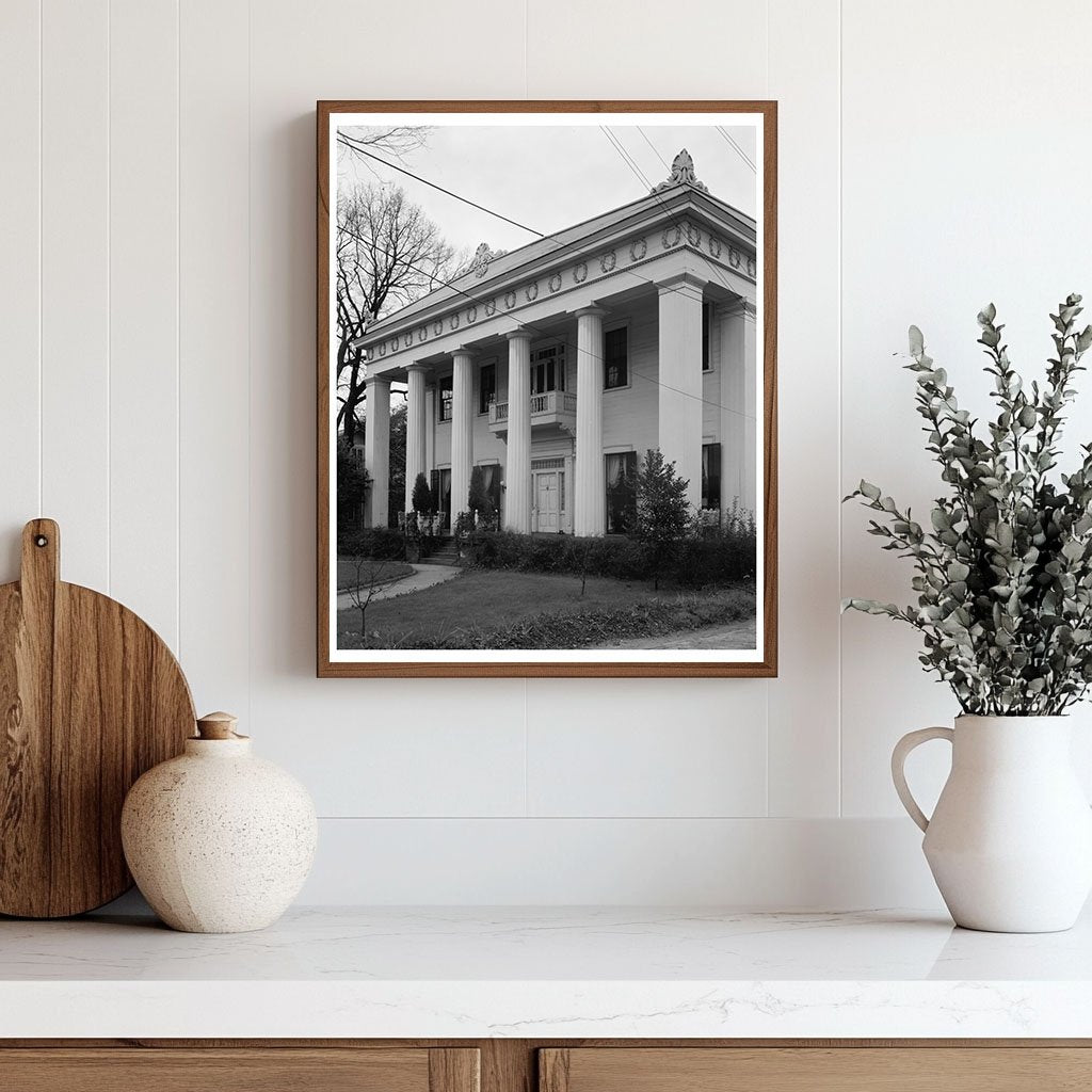 Historic 1847 Building in Macon, GA - Vintage Photo