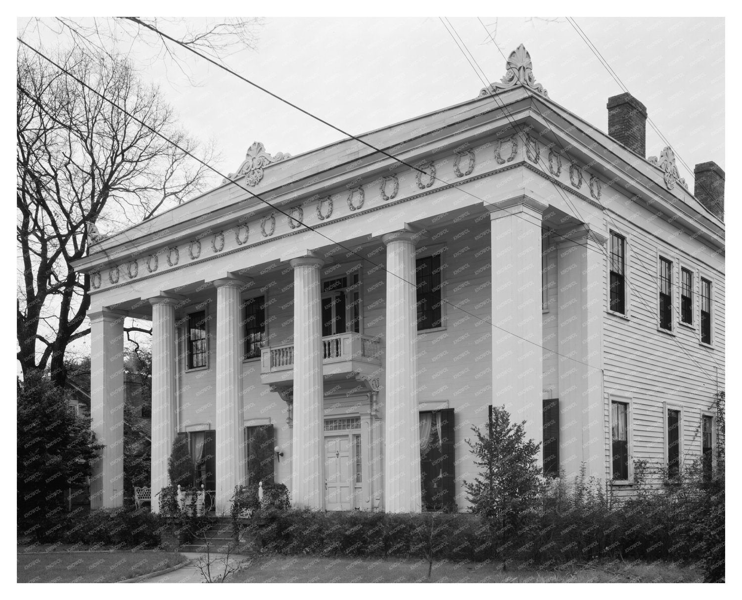 Historic Macon Building, Georgia 1847 - Architectural Photo