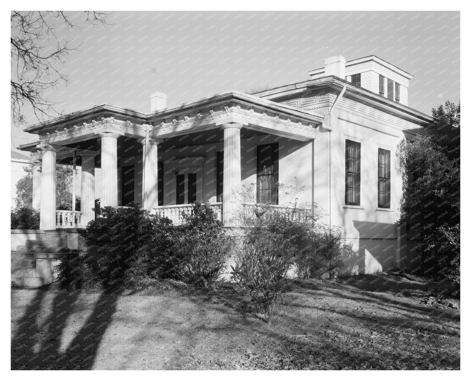 Macon, GA House Architecture Photo from 1953