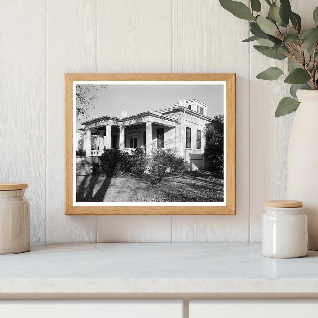 Macon, GA House Architecture Photo from 1953